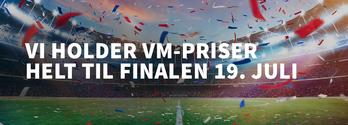 Fotball-vm banner kampanje vi har det su trenger se det hjemme